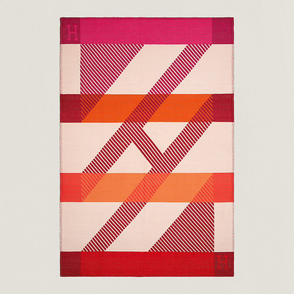 H Diagonale blanket | Hermès USA